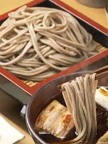 乾麺そばうどん合計60袋 有機十割そば乾麺(太麺)4人前つゆ付セット｜新潟県産石臼挽き 有機そば